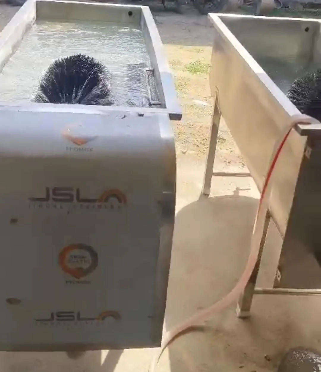 Refrigeration equipment at site